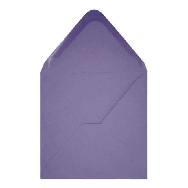 Clariana Purple Envelope 155mm Square Open
