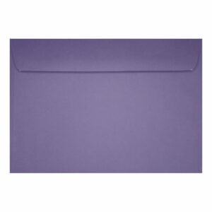 Clariana Purple Envelope C5 Wallet Closed