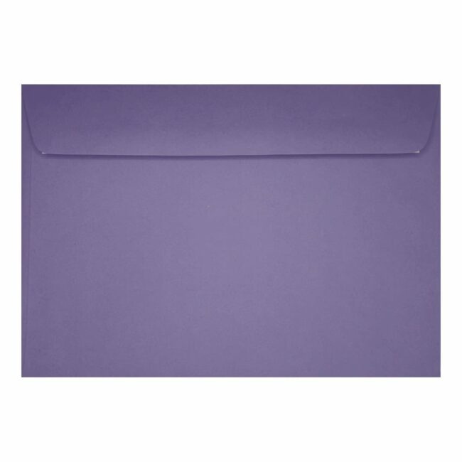 Clariana Purple Envelope C5 Wallet Closed