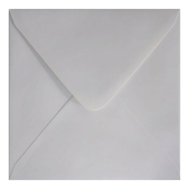 Clariana White Envelope 130mm Square Closed