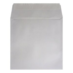 Clariana White Envelope 155mm Square Wallet Open