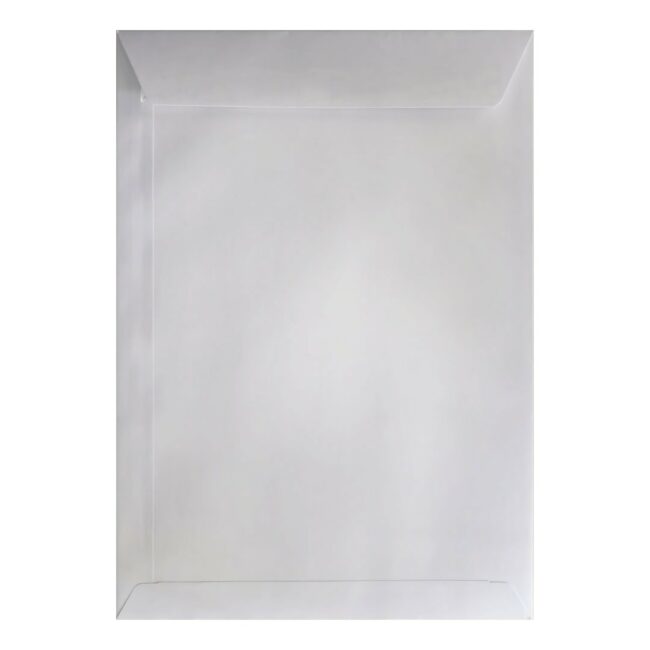 Clariana White Envelope C4 Pocket Closed