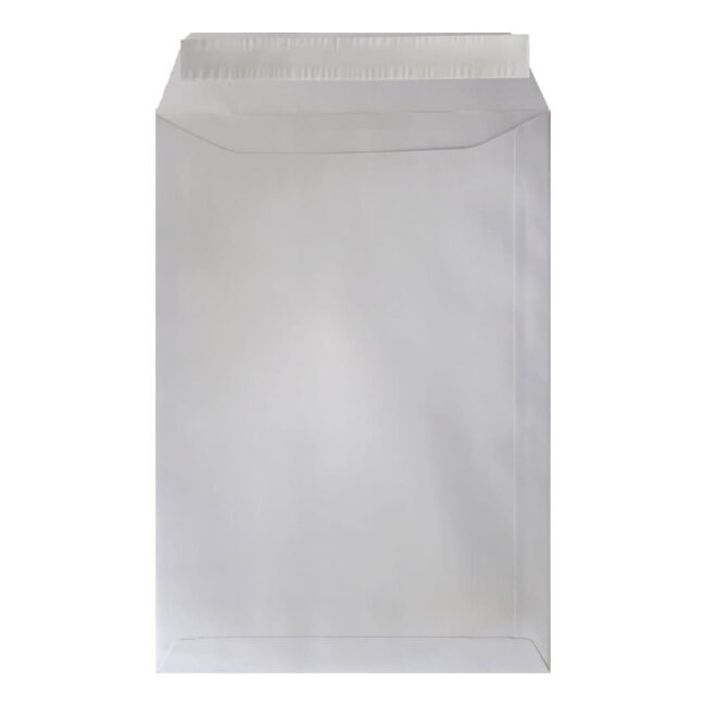 Clariana White Envelope C4 Pocket Open