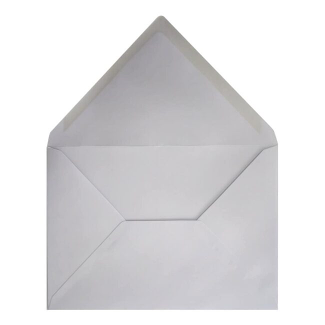 Clariana White Envelope C6 Open