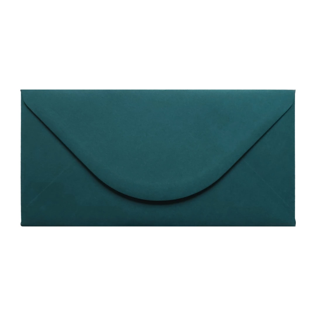 Amazon Green 110mm x 220mm DL Envelope. Gummed. 120gsm V-Flap.