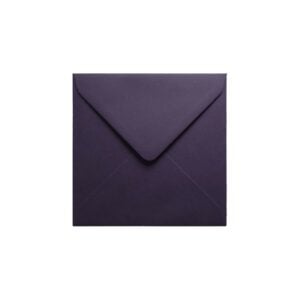 Aubergine Envelope 130mm Square Ratio