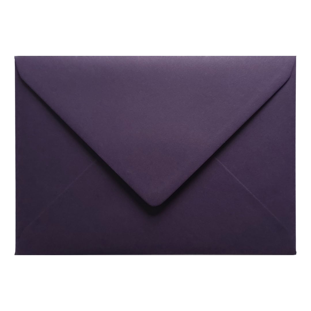 Aubergine 162mm x 229mm Envelope. Purple 135gsm C5 Envelope (to fit A5). Gummed.
