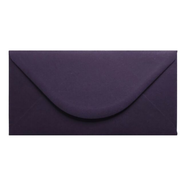 Aubergine Envelope Dl Closed