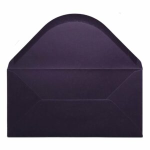 Aubergine Envelope Dl Open