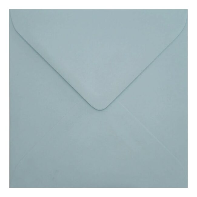 Baby Blue Envelope 155mm Square Closed