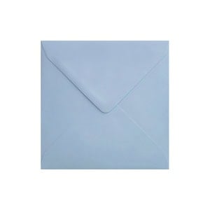 Baby Blue Envelope 155mm Square Ratio