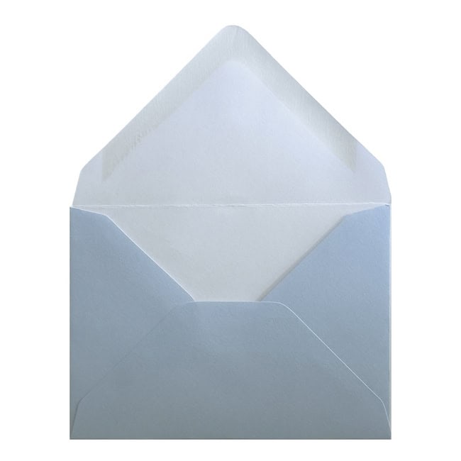 Baby Blue Envelope C7 Open