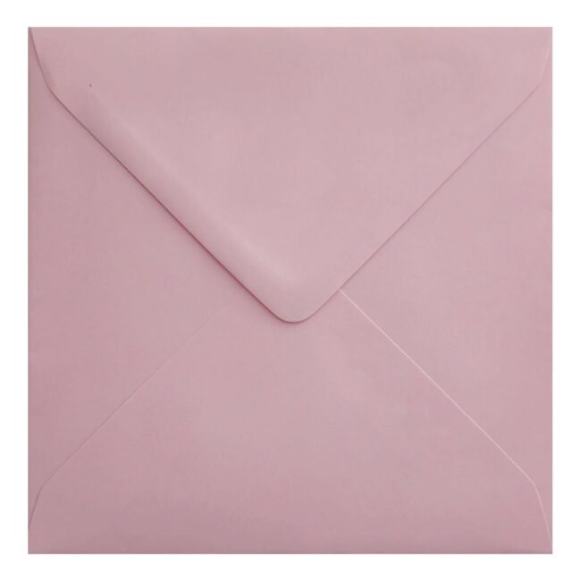Baby Pink Envelope 155mm Square Closed