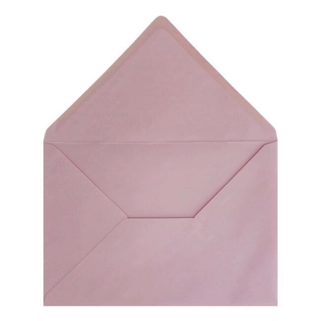 Baby Pink Envelope C7 Open