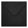 Black Envelope 155mm Square Closed