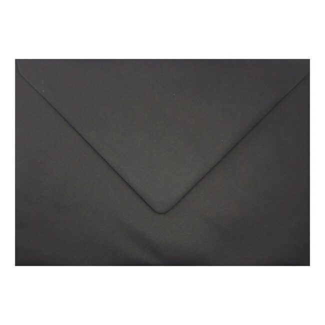 Black Envelope C7 Closed