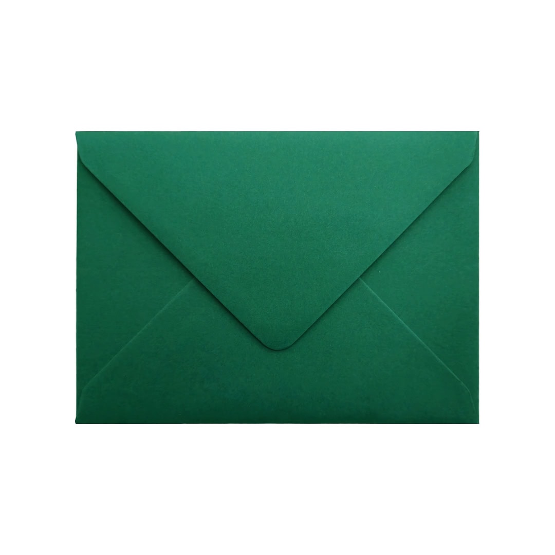 Brooklands Green 133mm x 184mm Envelope. Green 120gsm 5 x 7 inch Envelope. Gummed.
