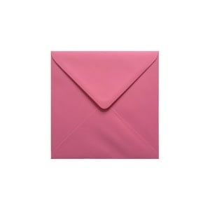 Bubblegum Pink Envelope 130mm Square Ratio