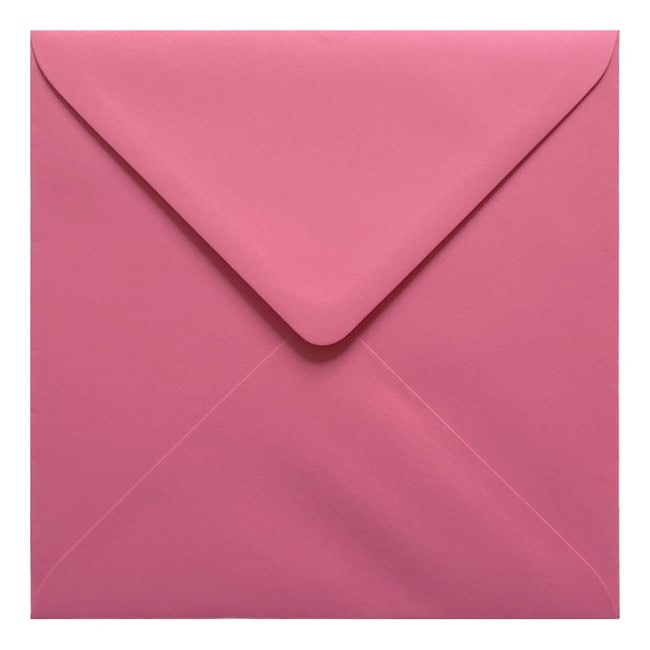 Bubblegum Pink Envelope 155mm Square Closed