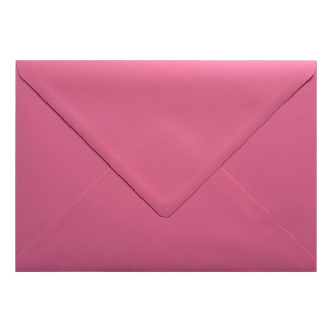 Bubblegum Pink Envelope C7 Closed