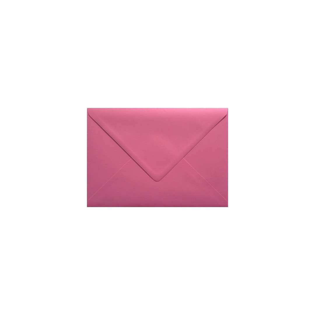 Bubblegum Pink 81mm x 112mm C7 Envelope. Gummed. 100gsm V-Flap.