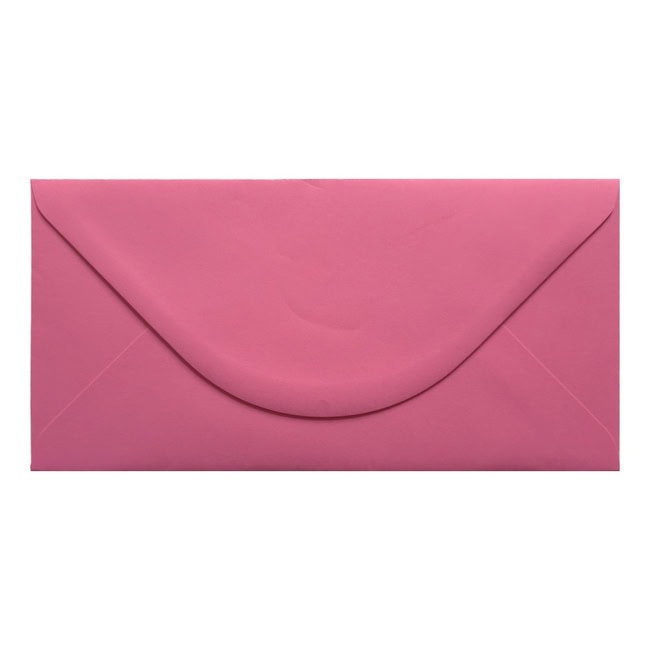 Bubblegum Pink Envelope Dl Closed