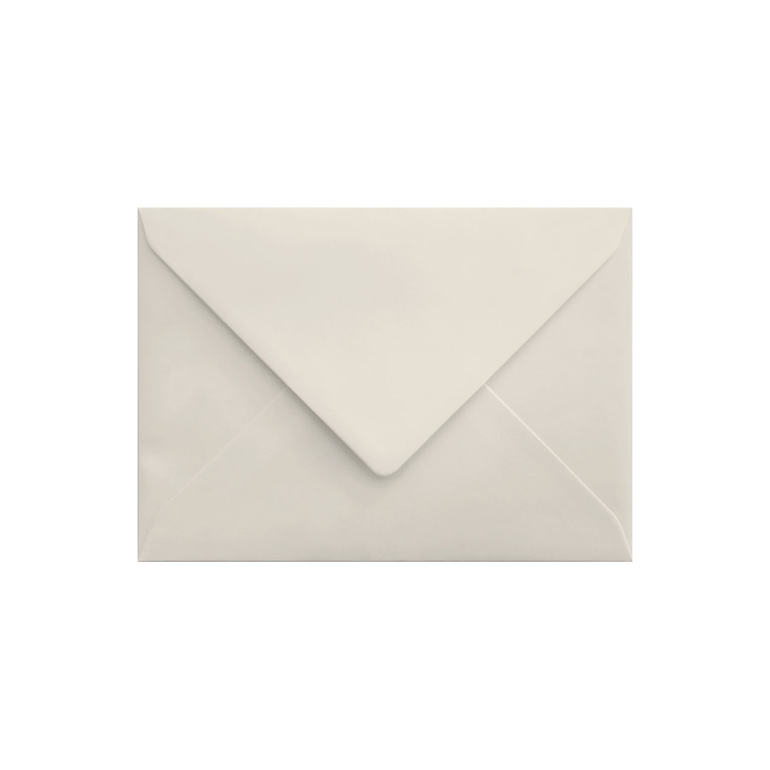 White C6 Envelope (to fit A6). Gummed Flap. Diamond Pearl 120gsm Wove Finish. 114mm x 162mm.