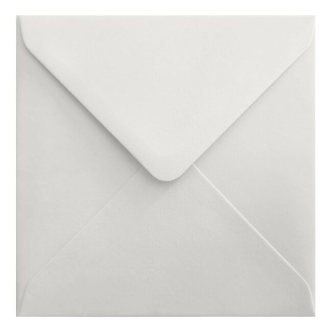Callisto White Envelope 155mm Square Closed