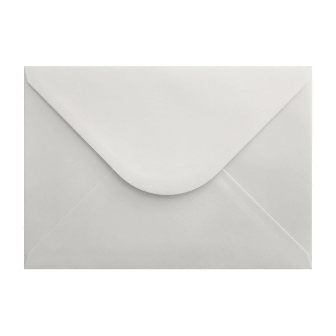 White A5 Envelope. Gummed Flap. Diamond White 135gsm Wove Finish. 152mm x 216mm.