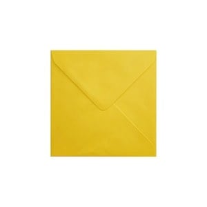 Canary Yellow Envelope 130mm Square Ratio