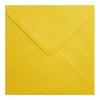 Canary Yellow Envelope 155mm Square Closed
