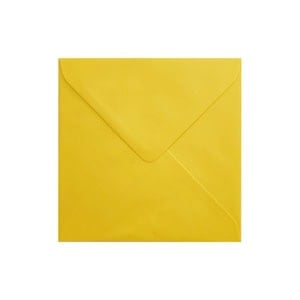 Canary Yellow Envelope 155mm Square Ratio
