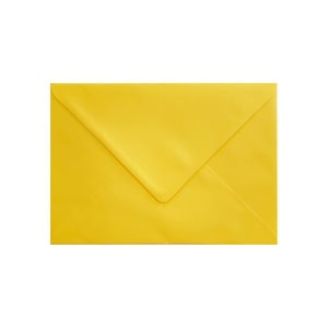 Canary Yellow Envelope B6 Ratio