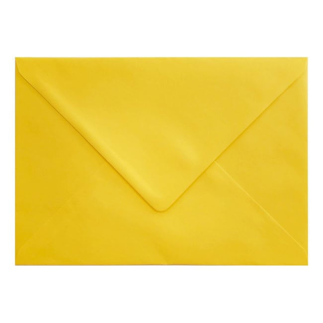 Canary Yellow Envelope C6 Closed