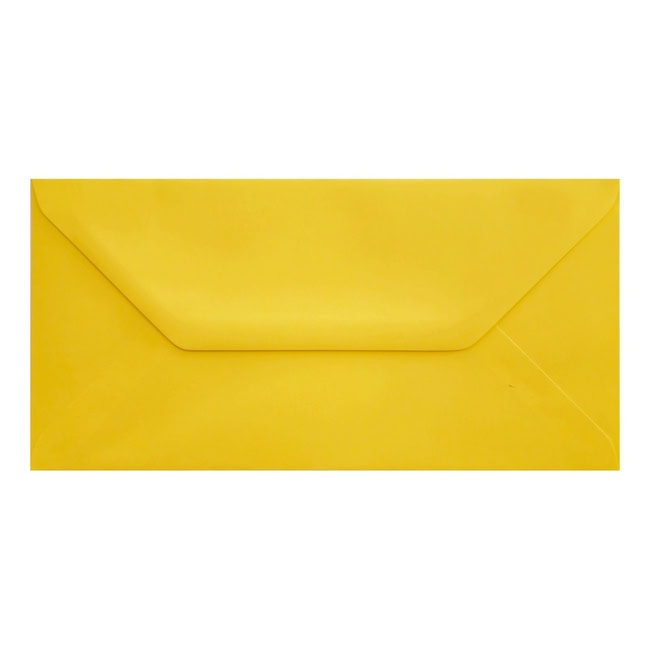 Canary Yellow Envelope Dl Closed