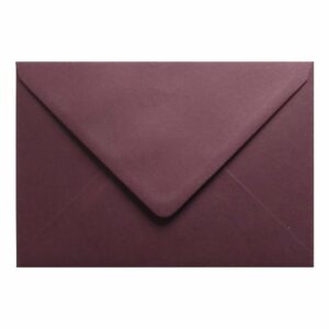 Claret Red Envelope 5x7 Closed