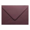 Claret Red Envelope A5 Closed