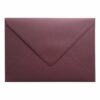 Claret Red Envelope C6 Closed