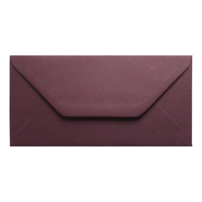 Claret Red Envelope Dl Closed