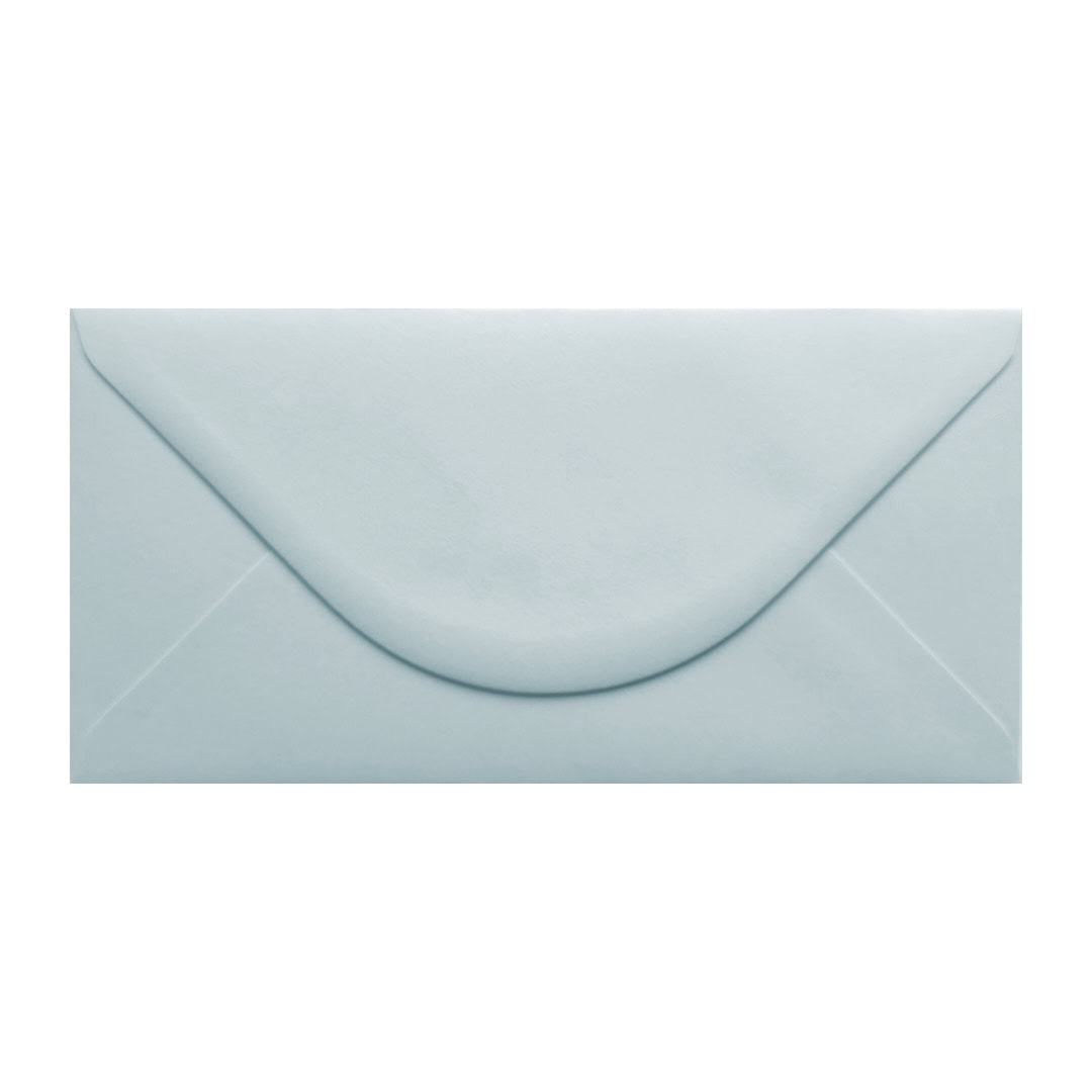 Colorplan Cool Blue 110mm x 220mm Envelope. Blue 135gsm DL Envelope. Gummed.