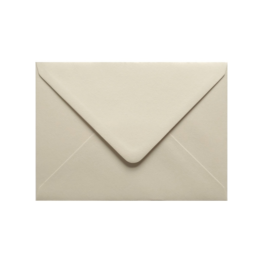 Colorplan Mist 133mm x 184mm Envelope. Neutral 135gsm 5 x 7 inch Envelope. Gummed.