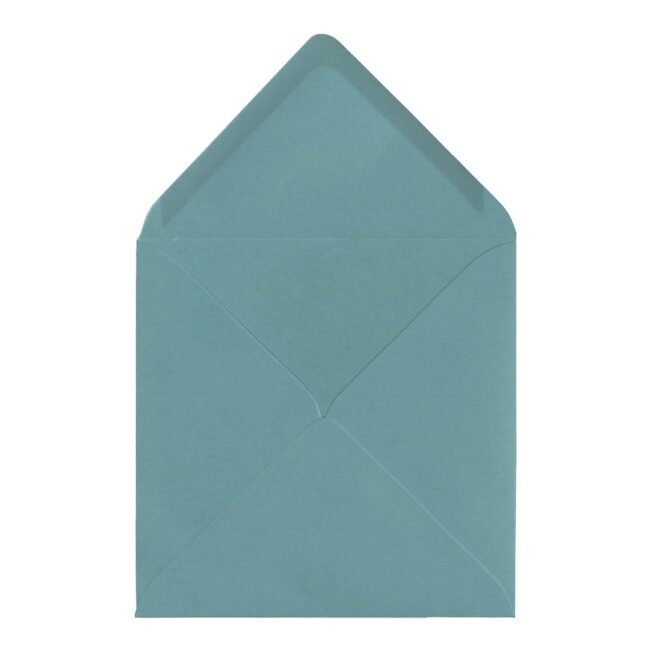 Cove Blue Envelope 155mm Square Open