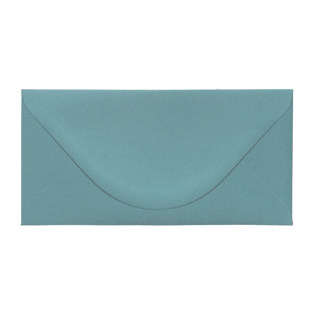 Cove Blue 110mm x 220mm DL Envelope. Gummed. 120gsm V-Flap.