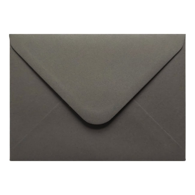 Dark Grey Envelope 5x7 Closed