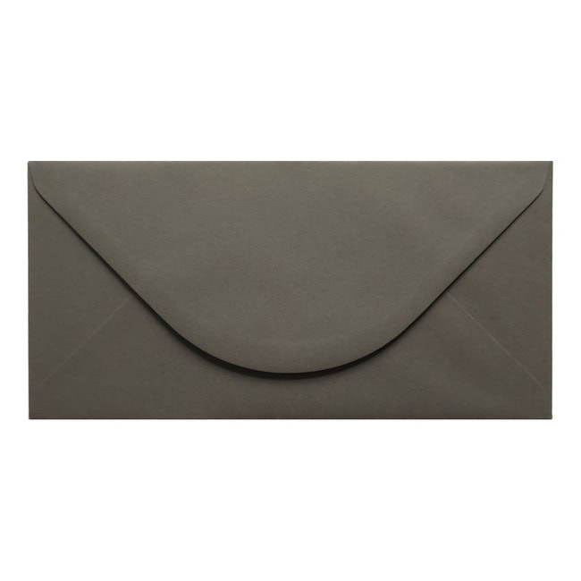 Dark Grey Envelope Dl Closed
