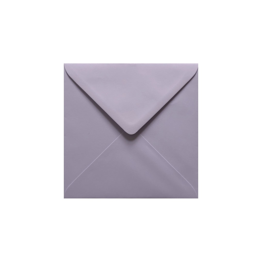 Lilac 130mm x 130mm Envelope. Lilac 100gsm Small Square Envelope. Gummed.