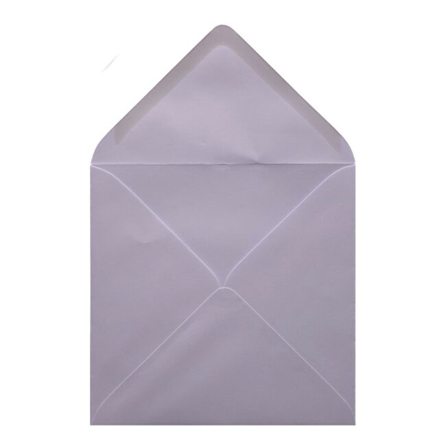 Dusky Lilac Envelope 155mm Square Open