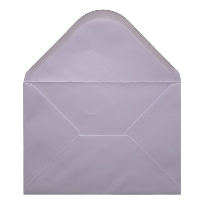 Dusky Lilac Envelope A5 Open