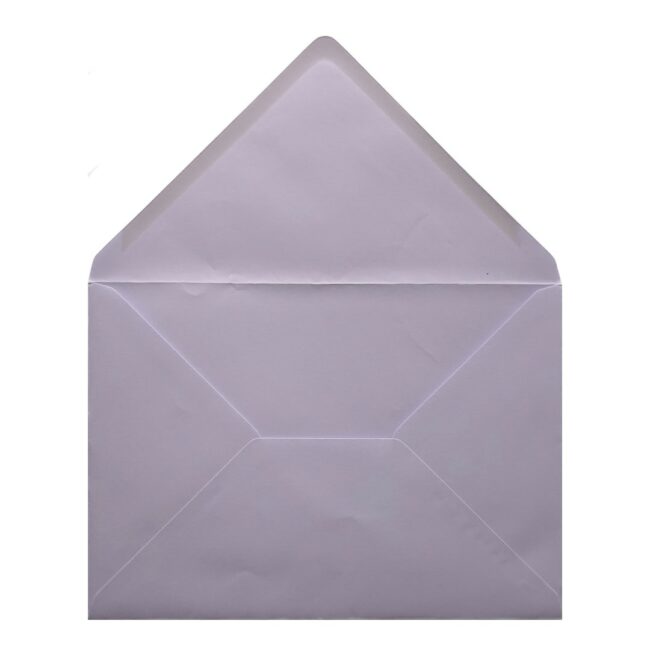 Dusky Lilac Envelope C5 Open