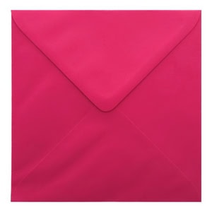 Fuchsia Pink Envelope 155mm Square Closed